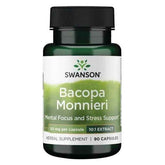 Swanson - Bacopa Monniera 10:1 Extract, 50mg - 90 caps